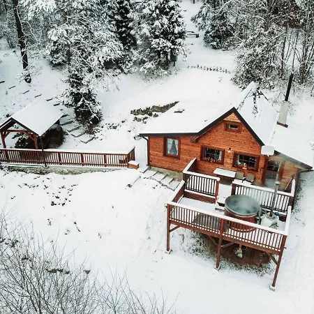 ロッジ Sovia Wellness Chata, Sauna & Jacuzzi, Slovensky Raj *